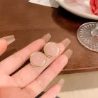 Pink Pretty Round Stud earrings